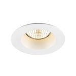SLV New Tria 68 Spot Aluminium White Round 8.3W 570lm 38D - 930 Warm White | Cutout 68mm -  Best Colour Rendering - Dimmable 