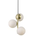 Nordlux Lilly Pendant Metal Brass | Suitable for 3x E14