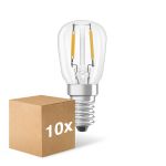 Multipack 10x Ledvance Special LED E14 T26 Filament Clear 1.3W 110lm - 827 Extra Warm White | Replaces 12W