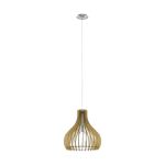 Eglo Pendant Tindori Steel Satin Nickel | IP20 - Suitable for 1x E27 