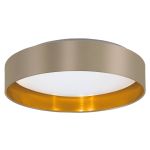 Eglo Ceiling Light Maserlo 2 Steel White 20W 2400lm - 830 Warm White