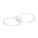 Eglo Ceiling Light Amandolo Steel White 19.5W 2400lm - 827-865 Tunable White + RGB | Dimmable