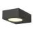 SLV Quadrasyl 15 Wall Light Aluminium Grey Square | Outdoor - IP44 - Suitable for 1x GX53 