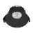 Nordlux Downlight Albric Aluminium Black 8W 590lm 38D - 927 | 90mm - IP44 - Best Colour Rendering - Dimmable