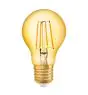 Osram Vintage 1906 LED E27 Pear Filament Gold 6.5W 725lm - 824 Extra Warm White | Replaces 60W