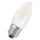 Osram Classic LED E27 Candle Filament Frosted 4.8W 470lm - 827 Extra Warm White | Dimmable - Replaces 40W