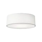 D'Lite Ceiling Light Lunelle 30cm Textile White | Suitable for 2x E27 