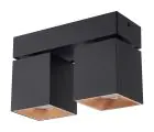 D'Lite Ceiling Light Kubo Aluminium Black | IP20 - Suitable for 2x GU10 