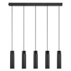 Nordlux Tilo Pendant Metal Black | Suitable for 5x GU10