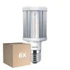 Multipack 6x Philips TrueForce LED E40 HPL Clear 42W 5700lm 360D - 830 Warm White | Replaces 200W