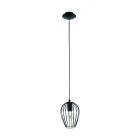 Eglo Pendant Newtown Steel Black | IP20 - Suitable for 1x E27 