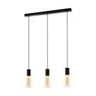 Eglo Pendant Pozueta Steel Black | IP20 - Suitable for 3x E27 