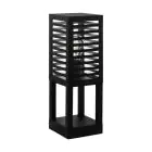 Eglo Pedestal Lamp Alamonte 3 Outdoor Steel Black | Suitable for E27